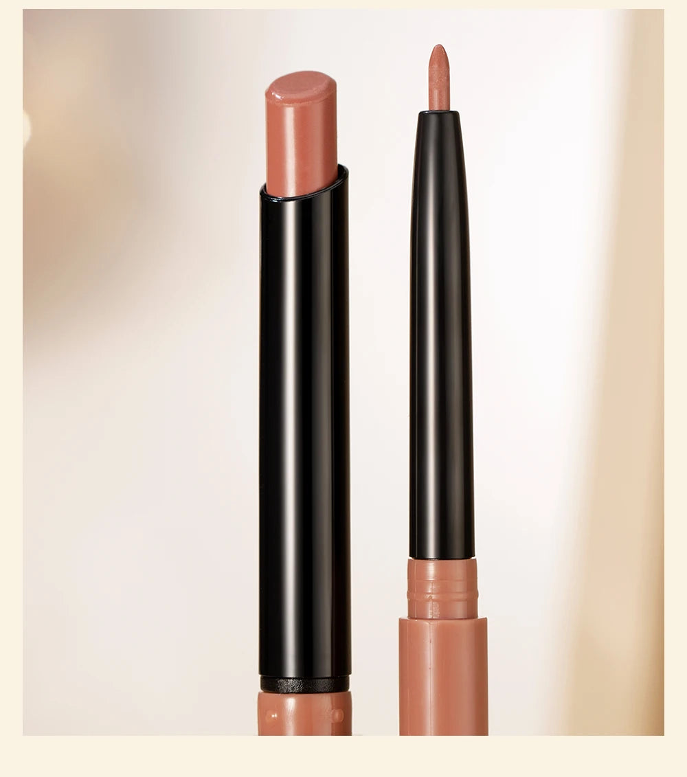 QIBEST 2pcs Lipstick + Lipliner Set