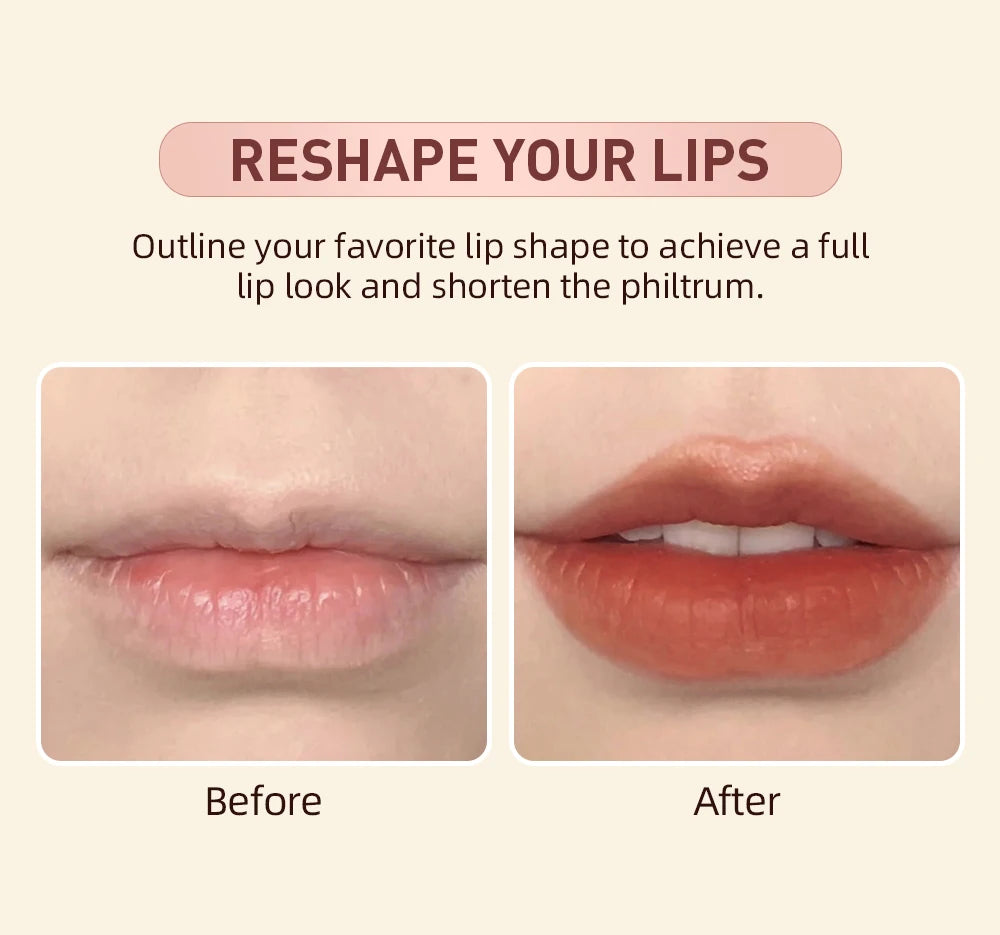 QIBEST 2pcs Lipstick + Lipliner Set
