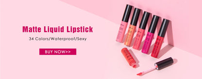 QIBEST 2pcs Lipstick + Lipliner Set