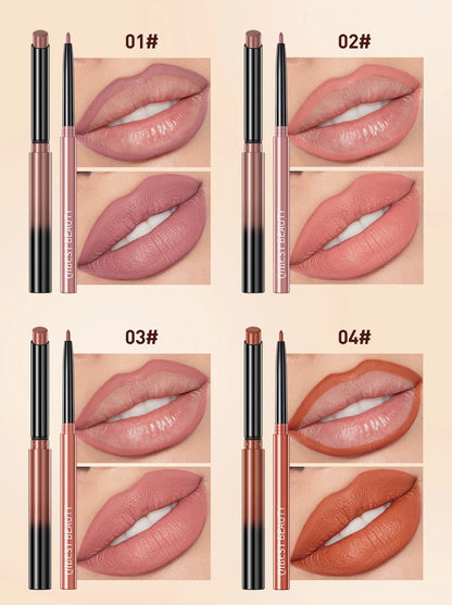 QIBEST 2pcs Lipstick + Lipliner Set