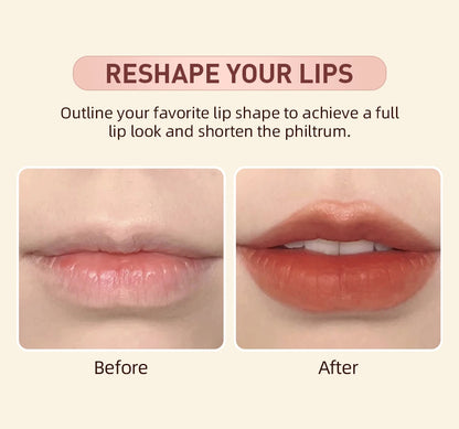 QIBEST 2pcs Lipstick + Lipliner Set